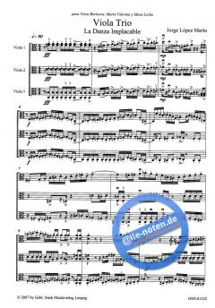 Viola trio La Danza Implacable von Jorge López Marin im Alle Noten Shop kaufen
