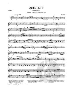 Klarinettenquintett A-dur KV 581 und Fragment KV Anh. 91 (516c) (W.A. Mozart) 