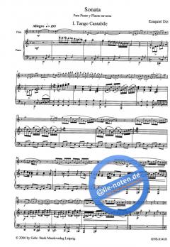 Sonata para Piano y Flauta traversa von Ezequiel Diz 
