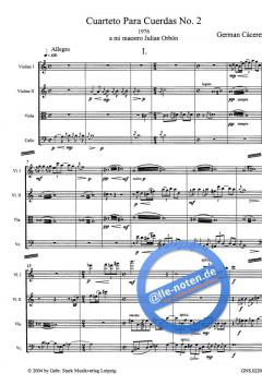 Cuarteto Para Cuerdas No. 2 von German Cáceres 