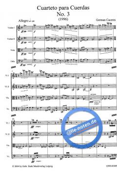 Cuarteto Para Cuerdas No. 3 von German Cáceres 