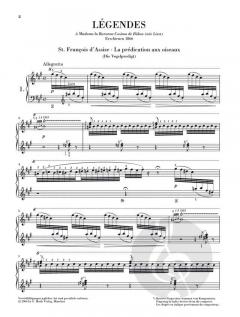 2 Legenden von Franz Liszt 