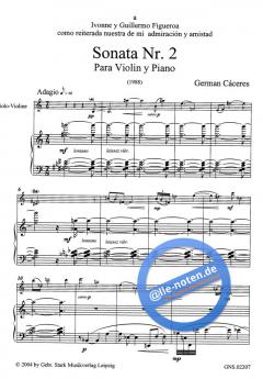 Sonata No. 2 von German Cáceres 