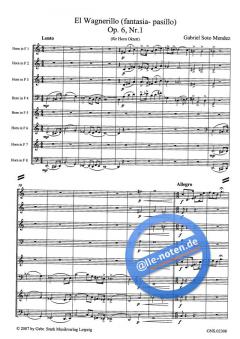 El Wagnerillo (fantasia-pasillo) von Gabriel Soto Mendez für 8 Hörner