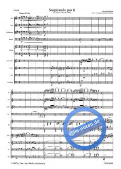 Suspirando por ti für Salonorchester von Arturo Pantaleón 