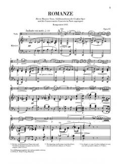 Romanze F-Dur op. 85 von Max Bruch 