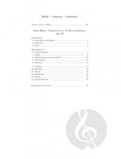 Bunte Blätter op. 99 von Robert Schumann 