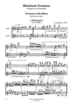 Rheinische Fermaten für zwei Querflöten (2010) von Franz Surges im Alle Noten Shop kaufen