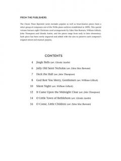 Classic Piano Repertoire - Christmas 