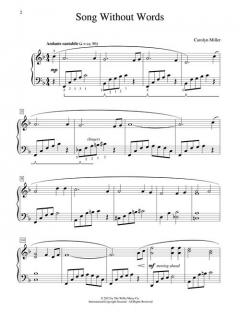 Song Without Words von Carolyn Miller 