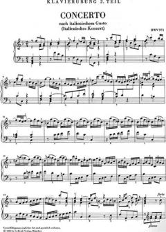 Italienisches Konzert, Französische Ouverture, Vier Duette, Goldberg-Variationen von Johann Sebastian Bach 
