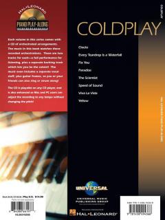 Piano Play-Along Vol. 16: Coldplay 