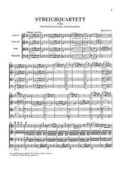 Streichquartette op. 18 von Ludwig van Beethoven im Alle Noten Shop kaufen - HN9139