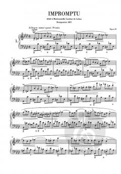 Impromptus von Frédéric Chopin 
