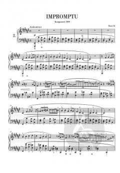 Impromptus von Frédéric Chopin 