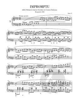 Impromptus von Frédéric Chopin 
