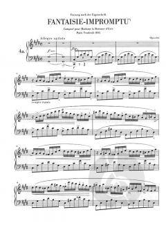 Impromptus von Frédéric Chopin 