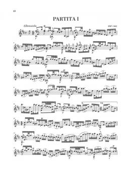 Sonaten und Partiten BWV 1001-1006 von Johann Sebastian Bach für Violine solo (unbezeichnete und bezeichnete Stimme) im Alle Noten Shop kaufen - HN9356