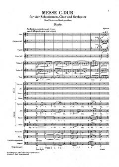 Messe C-Dur op. 86 von Ludwig van Beethoven 