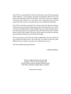 Richard Danielpour - Sweet Talk (Richard Danielpour) 