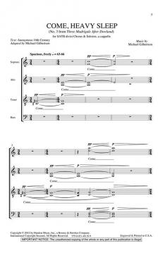 Come, Heavy Sleep (Michael Gilbertson) 