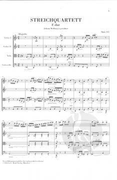Streichquartett F-dur op. 135 von Ludwig van Beethoven im Alle Noten Shop kaufen