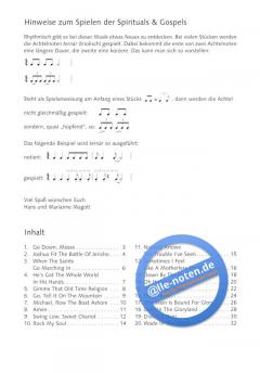 Die schönsten Spirituals & Gospels (mit CD) 