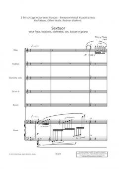 Sextuor von Thierry Pécou 