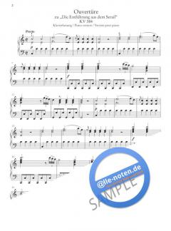 Ouverture zu 'Die Entführung aus dem Serail' von Wolfgang Amadeus Mozart 