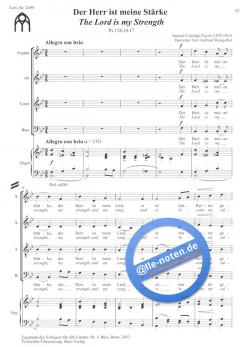 Der Herr ist meine Stärke (Samuel Coleridge-Taylor) 