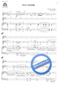 Ave verum von Theodore Dubois 