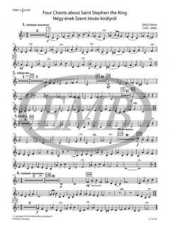 Four Chants About Stephen The King (Janos Galli) 