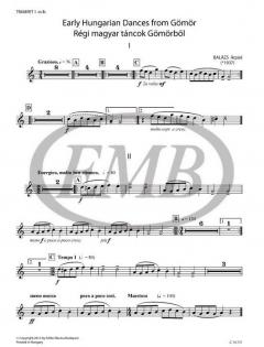 Early Hungarian Dances From Gömör (Arpad Balazs) 