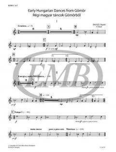 Early Hungarian Dances From Gömör (Arpad Balazs) 