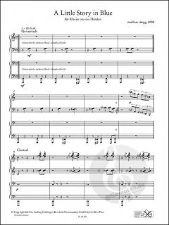 A Little Story in Blue von Mathias Rüegg 