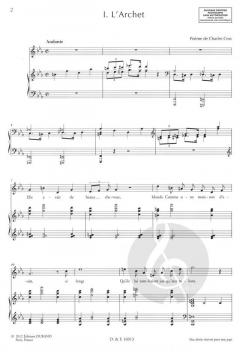 Quatre Nouvelles Melodies von Claude Debussy 