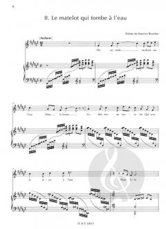 Quatre Nouvelles Melodies von Claude Debussy 