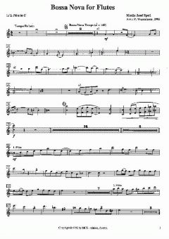 Bossa Nova For Flutes (Josef Sperl) 