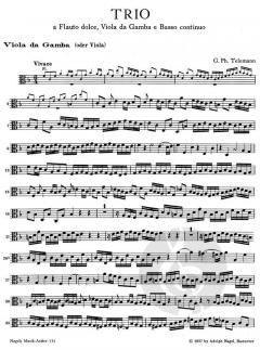 Trio aus den 'Essercizii Musici' TWV 43:F 3 (Georg Philipp Telemann) 