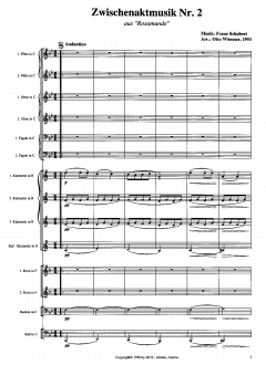 Zwischenaktmusik Nr. 2 aus 'Rosamunde' (Franz Schubert) 