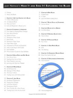 Hear It And Sing It! Exploring The Blues von Judy Niemack 