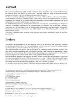 Die 100 wichtigsten Etüden für klassische Gitarre 