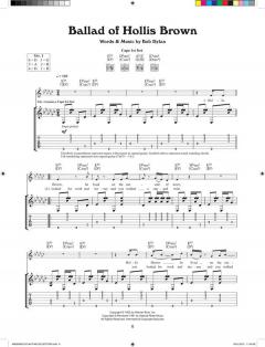 Guitar Tab Collection von Bob Dylan 