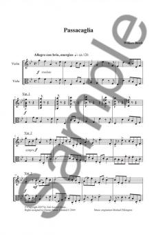 Passacaglia for Violin and Viola von William Busch 