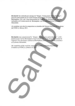 Revelacion von Hilda Paredes 