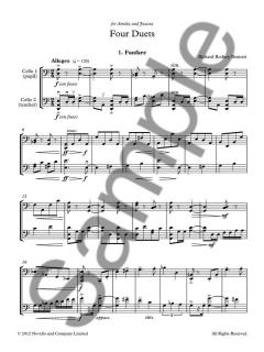 Four Duets For Two Cellos von Richard Rodney Bennett im Alle Noten Shop kaufen (Stimmensatz)