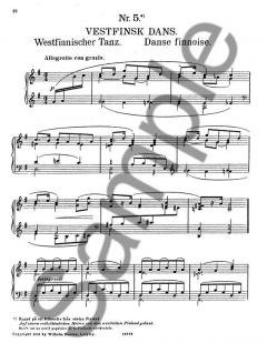 Vestfinsk Dans (Finska Rytmer Op.31 No.5) von Selim Palmgren 