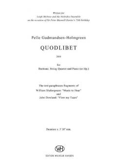 Quodlibet (Pelle Gudmundsen-Holmgreen) 