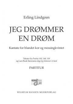 Jeg Drommer en Drom (Erling Lindgren) 