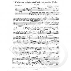 Kadenzen zu Mozarts Klavierkonzert C-Dur KV467 im Alle Noten Shop kaufen